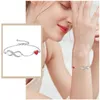 Fios de miçangas 2022 Moda criativa estilo retrô vermelho amor irmã irmã feminina joalheria mulheres presentes acessórios adultos pulseras mujer fawn22