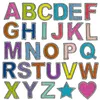 Notions de couture A-Z lettres brodées Alphabet fer sur patchs pour vêtements sacs veste bricolage nom Patch Applique accessoires