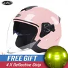 Motosiklet Kaskları AD Kask Açık Yüz Motosiclo Cascos Para Moto Yarışı Vintage Çift Güneş Visor Casco