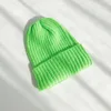 Bonnet / crâne caps 20Colors couple chapeau mode coréen unisexe bonbon couleur tricot crâne de crâne hiver épaissis