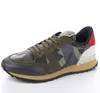 Luxe casual schoenen dames klinknagel plat lederen suède sk8 vijfsterren camouflage rockrunner wandelschoenen fitness-instructeur sneakers