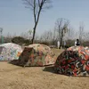 Einfache Zelte Familienzelt Easy Tragen Sie aufblasbare Rucksackung für Strandreiserainer winddicht und regensicher