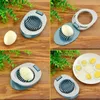 Multifunktion äggskivare sektion skärare avdelare plastiska ägg splitter klipp ägg enhet kreativa kök ägg verktyg