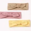 15977 baby Katoen Katoen Hairband Bunny Hoofdband Knoop Elastische Hoofdtrap Kinderen Bowknot Hoofdbanden Kinderen Haarbanden Haaraccessoire