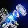 High Quality R188 Bearing Luminous Hand Spinners Red Sivery Alloy Metal Fidget Gyro Senior Toys for Kids Adults Gifts 220719