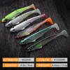 TRUSCEND Soft Lures Silicone Bait Goods For Sea Fishing Lures Pre-Rigged Paddle Tail Swimbait Wobblers Artificial Tackle 220624