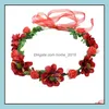 Other Event Party Supplies Festive Home Garden Artificial Flowers Hair Band Dheab