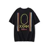 MMXX Color Stripe T-shirts Hommes de Japanese Mode Mode Baignade Ape Brand Cartoon Cartoon Col rond Black Blanc Court Sleeve Shirt M-3XL