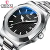 Mens relógios Business Clock Top Luxury Brand Quartz Men assista aço inoxidável à prova d'água luminosa relógio de pulso