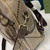 Rucksack Designer Taschen Mode Frauen Dot drei Khaki Schultergurte Brief Dame braun Griff Handtasche Streifen Innenreißverschluss Tasche Einkaufstaschen lässige Geldbörsen