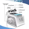 M6 Máquina de limpeza facial de ultrassom RF 6 em 1 Hydra Microdermoabrasão Facial Water Oxygen Jet Peel Cuidado de face Máquinas de beleza hidrelétricas com caneta plasmática