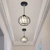 Pendant Lamps Modern Aisle Corridor Ceiling Light LED Bulb Crystal Lamp Nordic Creative Dining Room Coffee Shop Chandelier Bedside Black/Gol