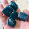 Objets décoratifs Figurines 100g cristal naturel Apatite gemme roche minérale coupe polissage utilisé pour la guérison Chakrasdécoratif