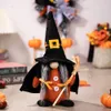 Вечеринка поставляет Хэллоуин ведьмы гномы украшения на шельфе шкафы ручной плюшевые эльф -эльф