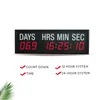 1.8-inch day, hour, minute and second LED display countdown clock timer with white font indoor remote control (hit9-1.8r)