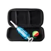 Headshop214 Hookah Glass Pipe Colored Cooling Oil Inside Core Smoking Pipes 510 Titanium Ceramic Quartz Nail Dabber Tool Silicon Jar Bag Set Portable Traveling Kit