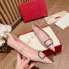 2023 dress Shoes Diamond decorated ring buckle flat high heels 4cm 9cm pointy Crystal diamond sandals pumps blue stilettos shine toe tip Italian sexy women shoe