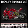 OEM-кузов для Ducati Panigale V 4 V4 S R V4S V4R 2018 2019 2020 2021 КОМПЛЕКС BODY 1DH.2 Street Fighter V4-S V4-R 18-21 V-4S V-4R 18 19 20 21 Инъекция Фабрика для общеизвестности Красный