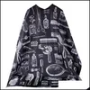 Cutting Cape Hair Care Styling Tools Products Pattern Waterproof Cloth Salon Barber Hairdressing Hairdresser Apron Haircut Capes Drop Deli