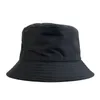ベレー帽バケツの帽子ユニセックス二重編まれたキャップコットンソリッドカラー屋外の日焼け止め帽子パナマビーチリバーシブルフィッシャーマンキャップ