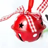 12 piezas nuevas campanas de Navidad adornos para fiestas decoraciones para árboles de Navidad adorno colgante decoración de Año Nuevo 6 rojo y 6 blanco 20220826 E3