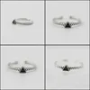 Band Rings Jewelry Simple 925 Sterling Sier Geometry Triangle For Women Girl Gift Opening Ring Vintage Sterling-Sier-Jewelry Ymr217 Drop Del