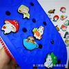 Groothandel 100 stks / set Cartoon Mushroom Bunny Croc Charms Clog Schoenen Accessoires Decoratie Party Geschenken M4094