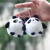 Sevimli Çizgi Panda Peluş Kolye Oyuncaklar Bebek Ana Zincir Çanta Şeyler Peluş Kolye