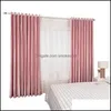 Vorhangvorhänge, dick, italienischer Veet-Farbton, einfacher koreanischer Stil, Vorhänge für Wohnzimmer, Schlafzimmer, luxuriöse Stoffe, Drop-Lieferung 2021