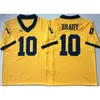 Michigan Wolverines 4 Jim Harbaugh 10 Tom Brady 5 Jabrill Peppers 2 Charles Woodson 21 Desmond Howards Football College Jerseys Stitched