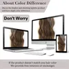 AISI Cheveux Synthetic 4pcs / Set Long Wavy Hair Extensions Clip à Ombre Honey Blonde Marron foncé Morce épais W220401