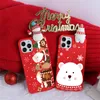 3d Christmas Doll Soft TPU -fall för Xiaomi Redmi Note 9 8 7 6 5 8T Pro 9S 9A 8A MI 11 A3 10 Lite CC9E CC9 A2 Cartoon Phone Cover