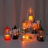 Festival Party Supplies LED Vintage Lanterna Lanterna Alimentado Flicker Chama Decorativa Gendurando Luzes de Jardim