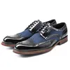 Männer kleiden neue Derby Schnürung Fashion Casual für Business Shoes Classic Designer männlich D.