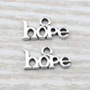 „Hope” wisiorki uroku 300pcs/Lot gorąca sprzedaż antyczna srebrna biżuteria DIY 15 x 8 mm A-102