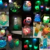 Décoration de fête 10g Glow Gravel Luminal DIY Noctilucent Sand Pish Tank Aquarium Fluorescent Particles Year GiftParty