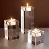 Kandelaars Stemhouder Huisdecoraties Candlestick Huwelijksidee K9 Crystal Table Centerpieces Bar Coffee Shop Decor