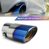 Manifold & Parts Car Exhaust Pipe Tip Rear Tail Throat Muffler Stainless Steel Round Styling AccessoriesManifold