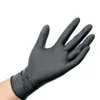 Gants jetables en nitrile Gant noir Gants industriels sans latex sans poudre Jardin EPI