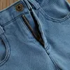 Citgeett été enfants bébé filles vêtements ensemble sangle solide chemise déchiré jean taille haute style décontracté vêtements 1-7T J220711