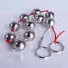 5 Anal Balls Metal Butt Vaginal Plug Stainless Steel sexy Toys for Woman men Erotic Ring Handheld Bead Dildo Adult Products
