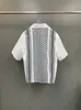 Camicie casual da uomo Designer Camicia da uomo estiva più nuova camicia bianca allentata di alta qualità POLKA DOT design uomo monopetto di lusso 8GI3