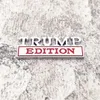 Parti Dekorasyonu 1 adet Trump Edition Araç Çıkartma Otomatik Kamyon 3D Rozet Emblem Çıkartma Otomatik Aksesuarları 8x3cm