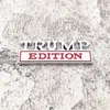 Décoration de fête 1 PC TRUMP EDITION Autocollant De Voiture Pour Auto Camion 3D Badge Emblème Decal Auto Accessoires 8x3 cm