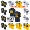 Thr NCAA College Jerseys Michigan Wolverines 10 Tom Brady 2 Shea Patterson 2 Charles Woodson 4 Nico Collins Football personnalisé cousu