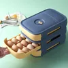 Storage Bottles & Jars Household Drawer Type Refrigerator Egg Box Fresh Keeping Dumpling Holder Organizer Case For KitchenStorage