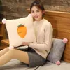 New Cute Carrot Watermelon Strawberry Plush Pillow Cartoon Soft Duvet Sleep Home Decorative Kids Girl Gifts J220704