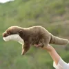 Simulering Animal Otter Lutra Lutra Plush Toy Water Dog Water Monkey Animals Doll for Kids Gift Teaching Props 46cm