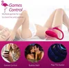 NXY Vibrators Magic Motion G Spot Sex Toy Clitoris Vibrator App Flamingo Trådlös fjärrkontroll Smart Vagina Massager för kvinna 0411