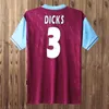 95 97 Lampard Lazaridis Retro Soccer Jerseys Cottee Dowie Bishop Dicks di Canio Ferdinand Kitson Home Away Away 100th Football Shirt